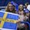 MAGNITOGORSK, RUSSIA - APRIL 26: Team Sweden fans hold up a sign during quarterfinal round action against Slovakia at the 2018 IIHF Ice Hockey U18 World Championship. (Photo by Steve Kingsman/HHOF-IIHF Images)

